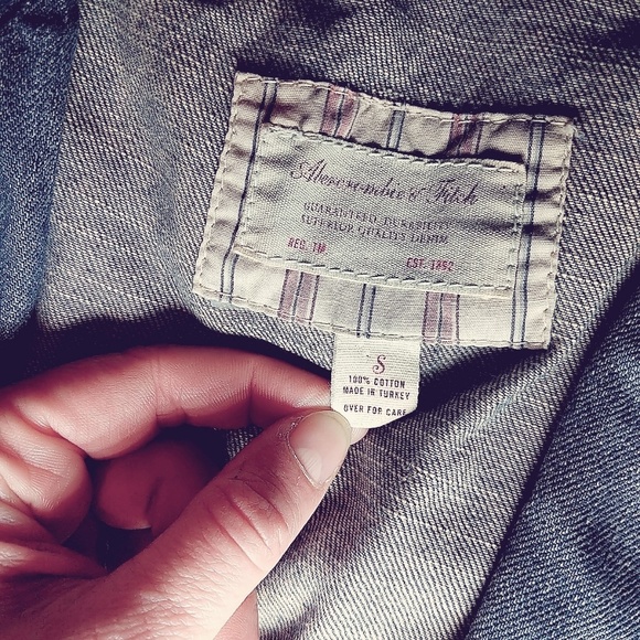 Abercrombie and Fitch Jeans distressed jacket - Picture 7 of 8